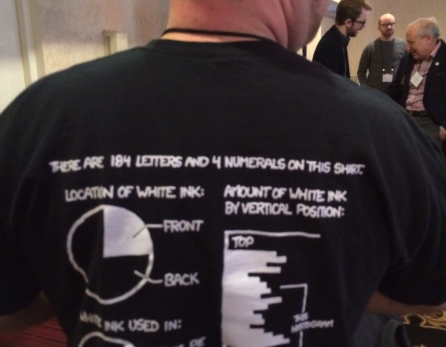 A Cisco friend's shirt at Tapestry Conference.