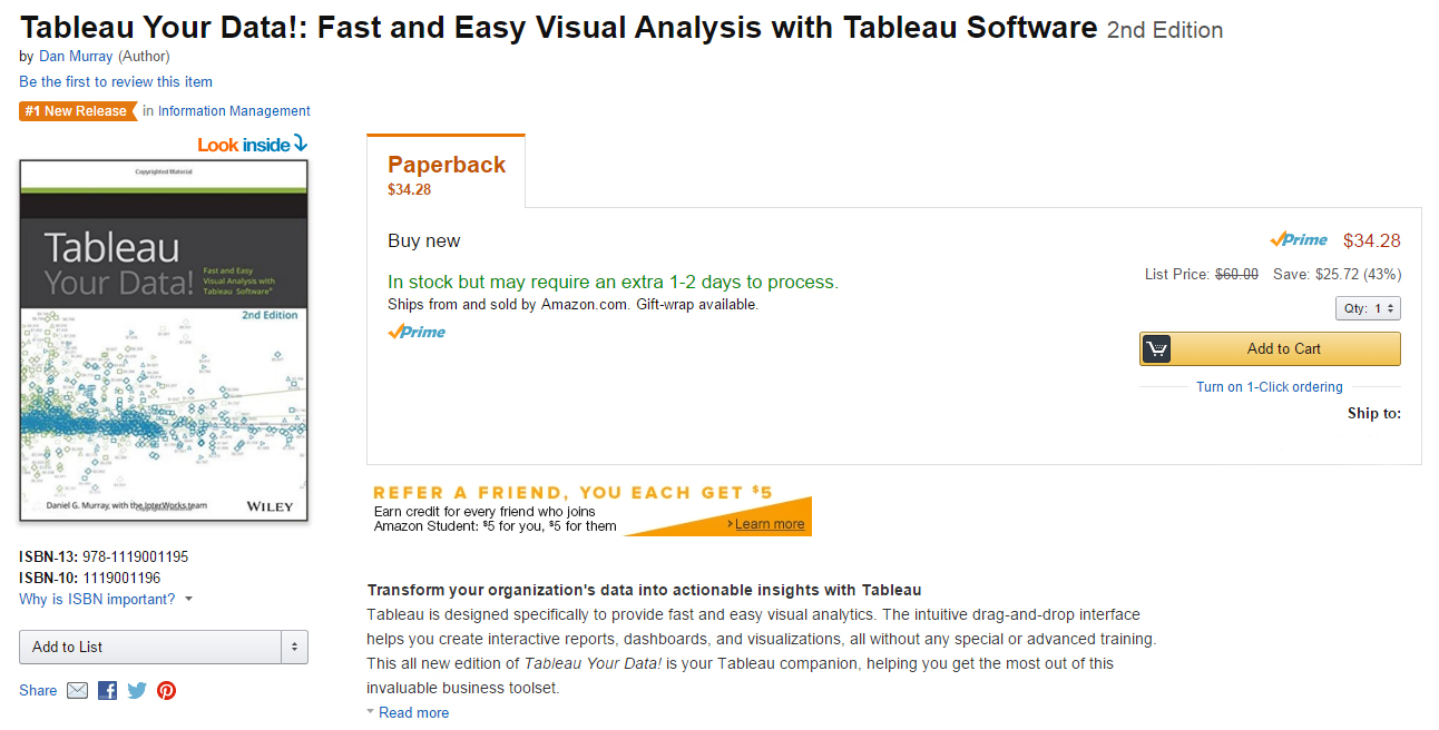 Tableau Your Data!